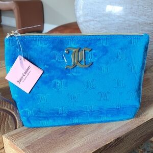 Juicy Couture Blue Cosmetic Bag